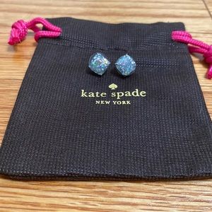 Kate Spade mini small square stud earrings